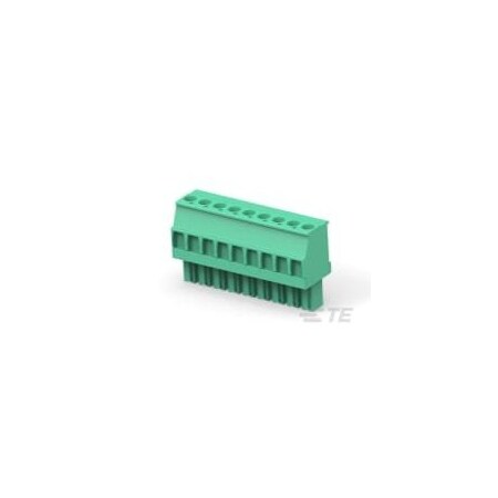 Te Connectivity Str Plug  3.81mm  Green  RH  9 1986374-9